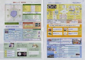 体力テストの結果表