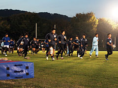 関東学院大ラグビー部の練習風景（関東学院大学釜利谷グラウンド）01