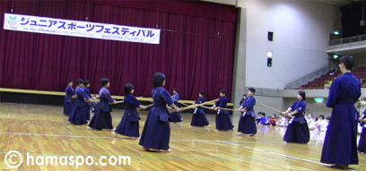 港北少年剣道クラブによる演武