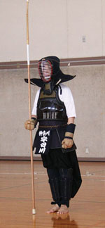 防具は剣道と似ています。