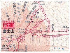 登山ルート地図