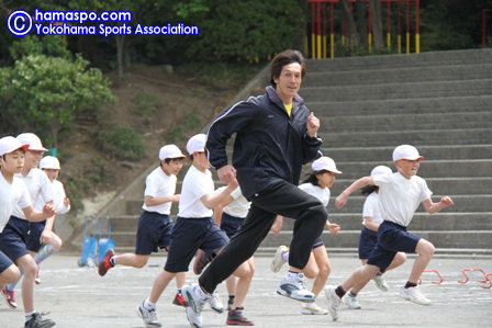 元オリンピック選手苅部俊二さんの特別授業 横浜スポーツ情報サイト ハマスポ