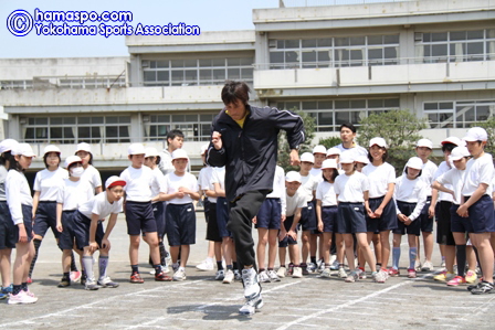 元オリンピック選手苅部俊二さんの特別授業 横浜スポーツ情報サイト ハマスポ