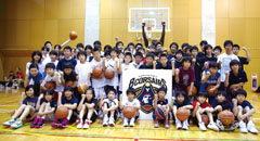 地域貢献活動「横浜ビー・コルセアーズバスケットボールクリニック」