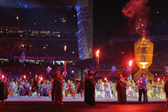 Opening ceremony of Rugby World Cup 2011 in New Zealand