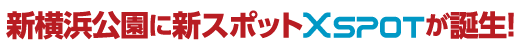 新横浜公園に新スポットXSPOTが誕生！