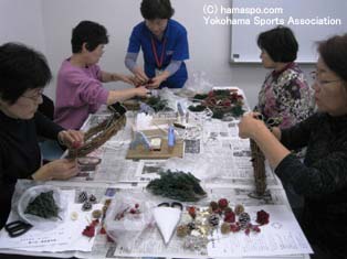 クリスマスリースづくり教室