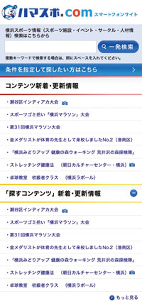 スマートフォンサイト