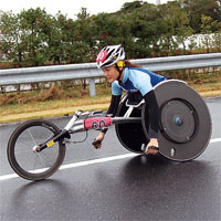 Aiming to Earn Paralympic Berth  Kazumi Nakayama
