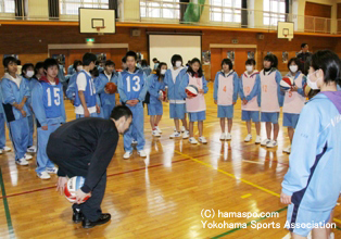 宮田中学校／横浜ビー・コルセアーズ