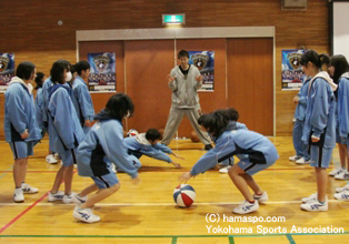 宮田中学校／横浜ビー・コルセアーズ