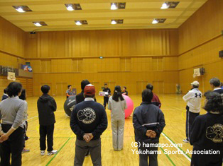 神奈川区さわやかスポーツ普及委員会　キンボール講習会