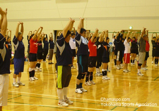 都筑区民交流ソフトバレーボール大会