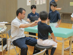 ケガ予防のための少年野球クリニック