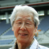 Toshio Yasuda of the Nissan Stadium Volunteer Secretariat