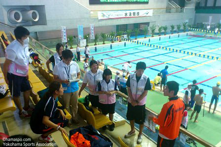 第13回全国障害者スポーツ大会横浜市選手団公式練習（水泳チーム）