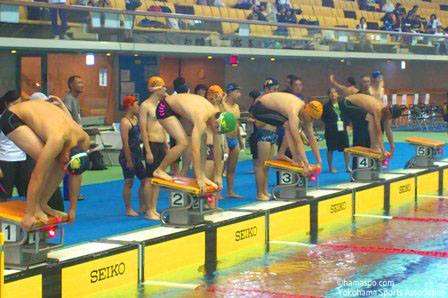 第13回全国障害者スポーツ大会横浜市選手団公式練習（水泳チーム）
