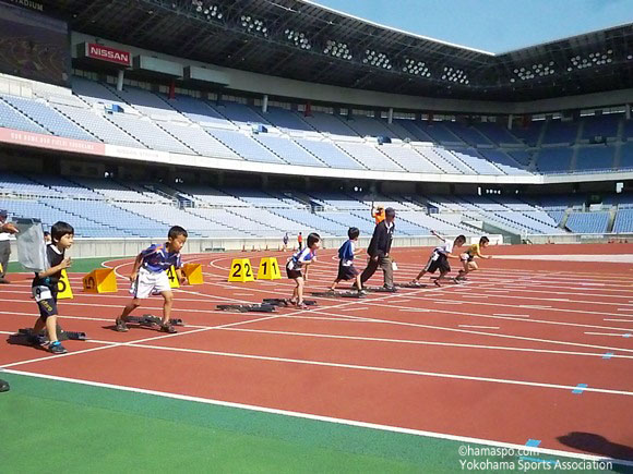 横浜元気 スポーツ レクリエーションフェスティバル13 日産スタジアム 陸上タイムトライアル 横浜スポーツ情報サイト ハマスポ