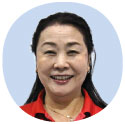 Yokohama Ladies Badminton Federation  Chairperson Emiko Kosaka